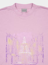 Balenciaga Old Pink Graphic Cotton T-Shirt