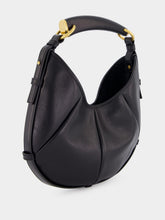 Saint Laurent Black Mombasa Small Leather Hobo Bag
