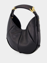 Saint Laurent Black Mombasa Small Leather Hobo Bag