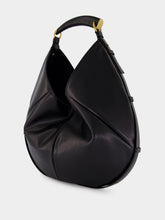 Saint Laurent Black Mombasa Large Leather Hobo Bag