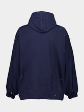 Balenciaga Marine Blue Tracksuit Poplin Techno Jacket