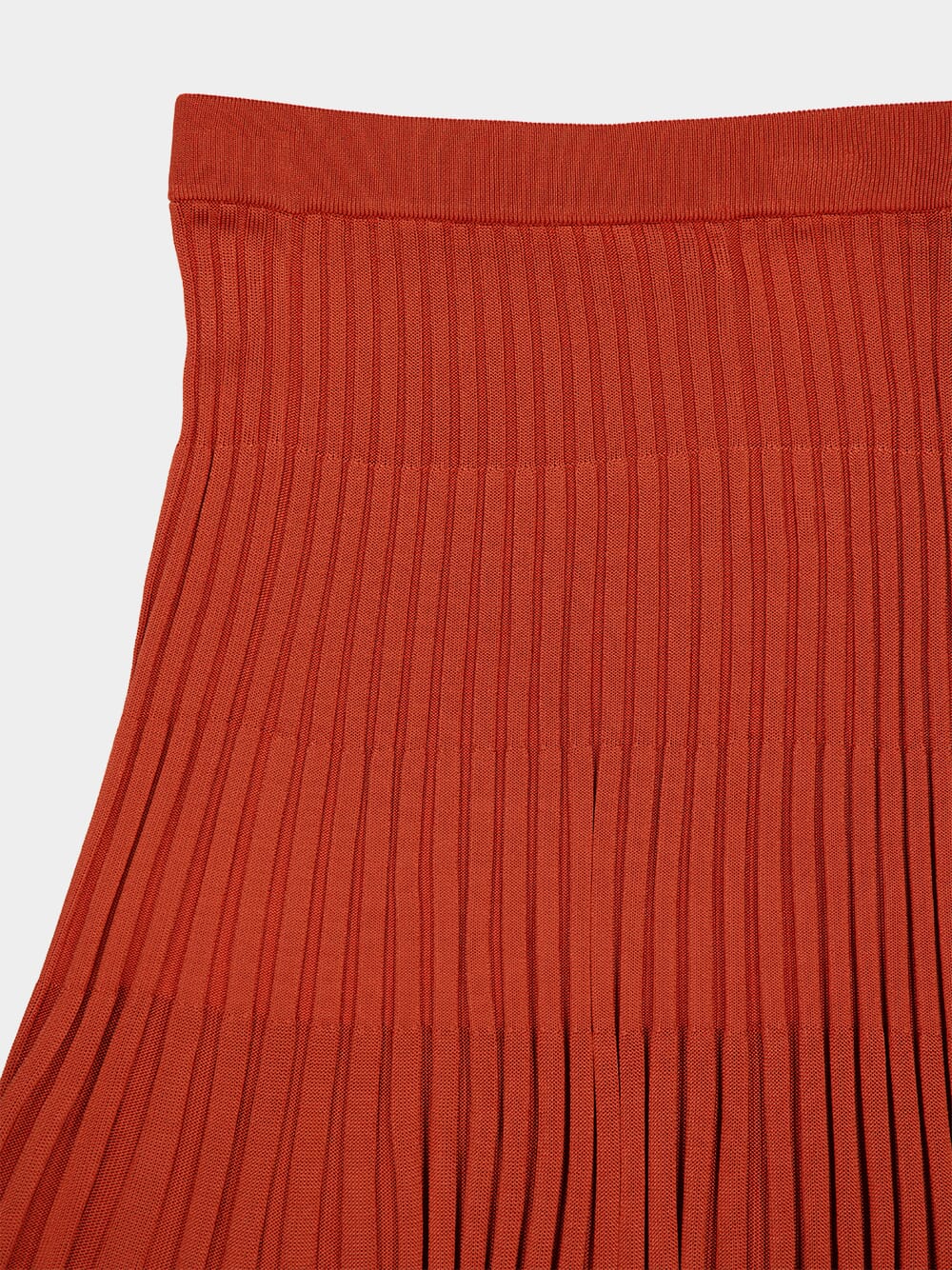 Spice Pleated Knit Midi Skirt