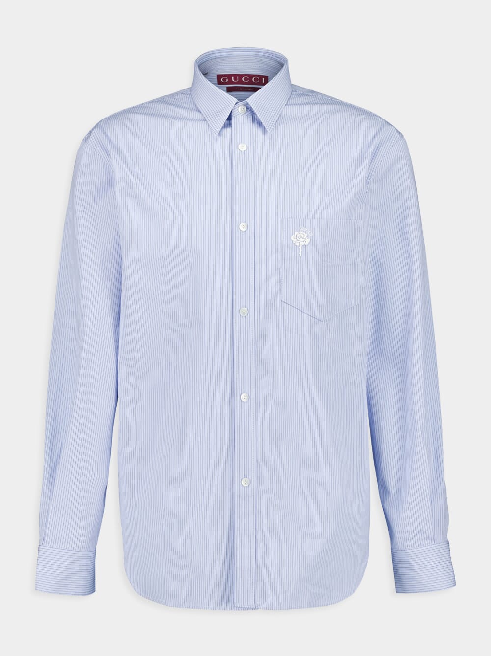 Light Blue Striped Men's Shirt