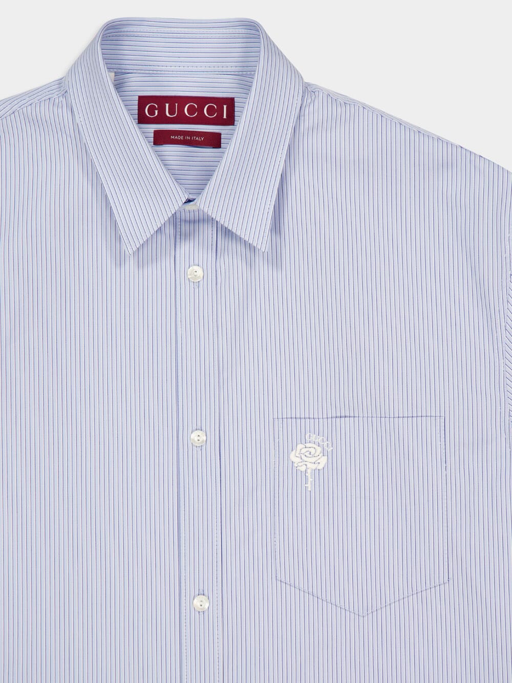 Light Blue Striped Men's Shirt