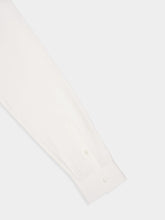 Gucci White Oxford Shirt with Web Collar