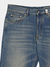 Alexander McQueen Washed Blue Straight-Leg Jeans