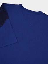 Alexander McQueen Black and Blue Engineered Skull T-Shirt