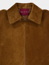 Gucci Brown Suede Cape with Horsebit