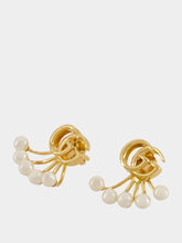 Gucci Gold GG Marmont Crystal Earrings