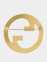 Gucci Gold Blondie Crystal Brooch