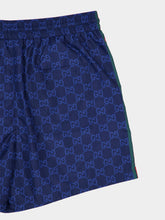 Gucci Navy Blue GG Swim Shorts Nylon