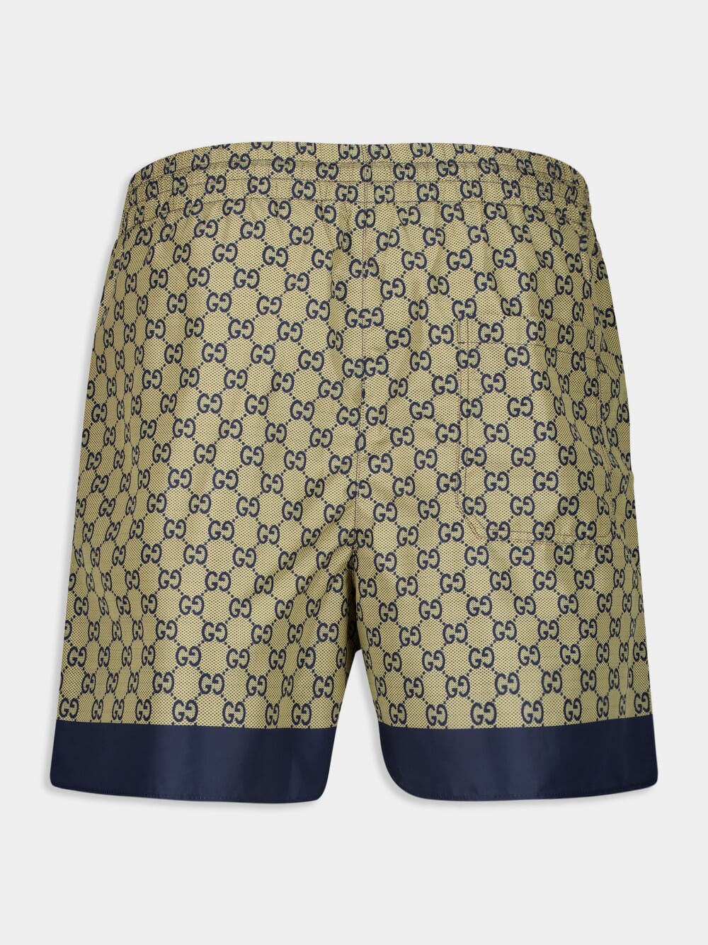 Beige GG Printed Tech Swim Shorts