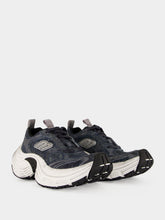 Balenciaga Blue and White 6XL Denim Low-Top Sneakers
