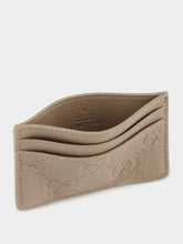Gucci Taupe GG Emblem Card Case