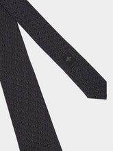 Gucci Grey Silk Jacquard Tie