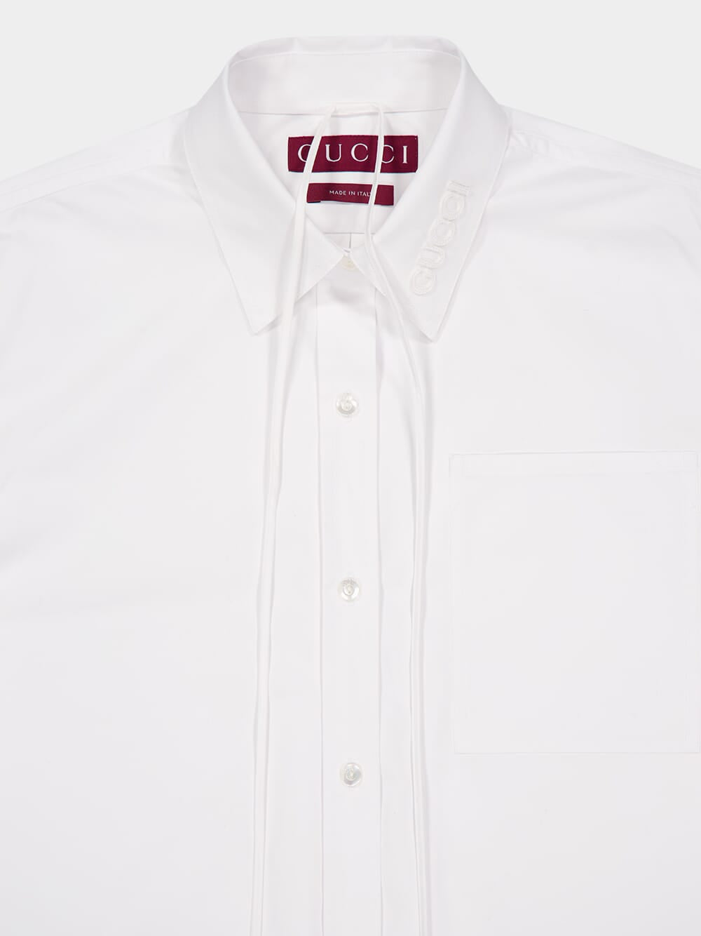 White Heavy Cotton Poplin Shirt