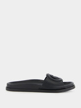 Gucci Black Cosmos Softy Leather Sandals
