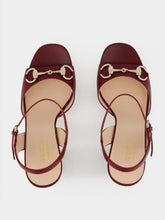 Gucci Rosso Ancora Red Horsebit Sandals