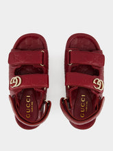 Gucci Rosso Ancora Red Sandals with Double G