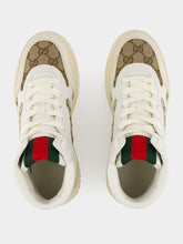Gucci Beige GG Sweet Leather High-Top Sneakers