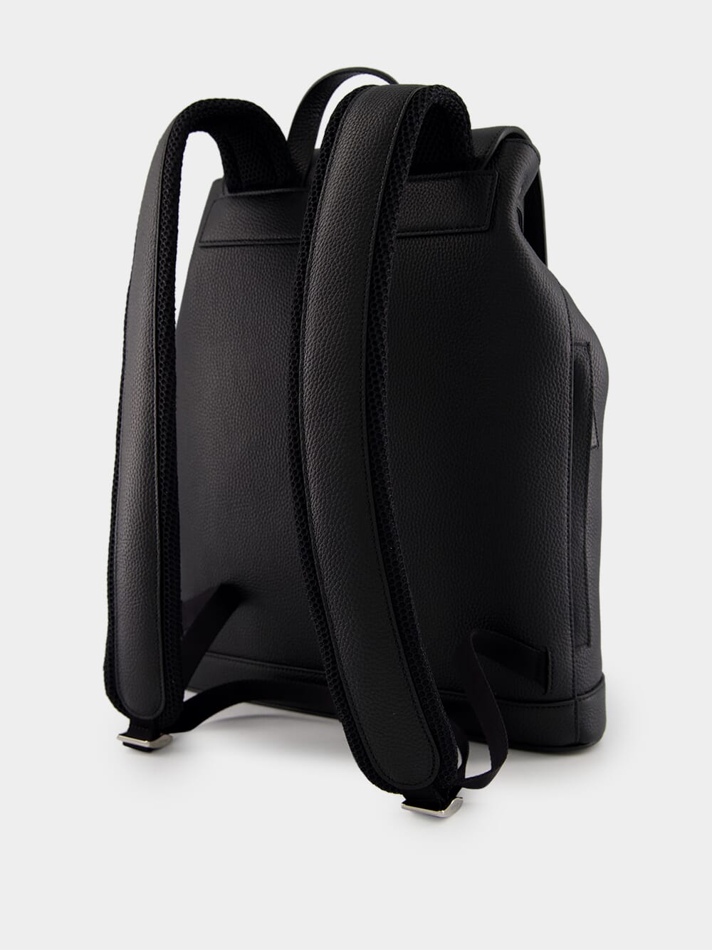 Black Large Leather Backpack