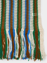 Mother Striped Crochet Midi Dress