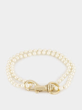 Gucci Glass Pearl Necklace with Hook Closure