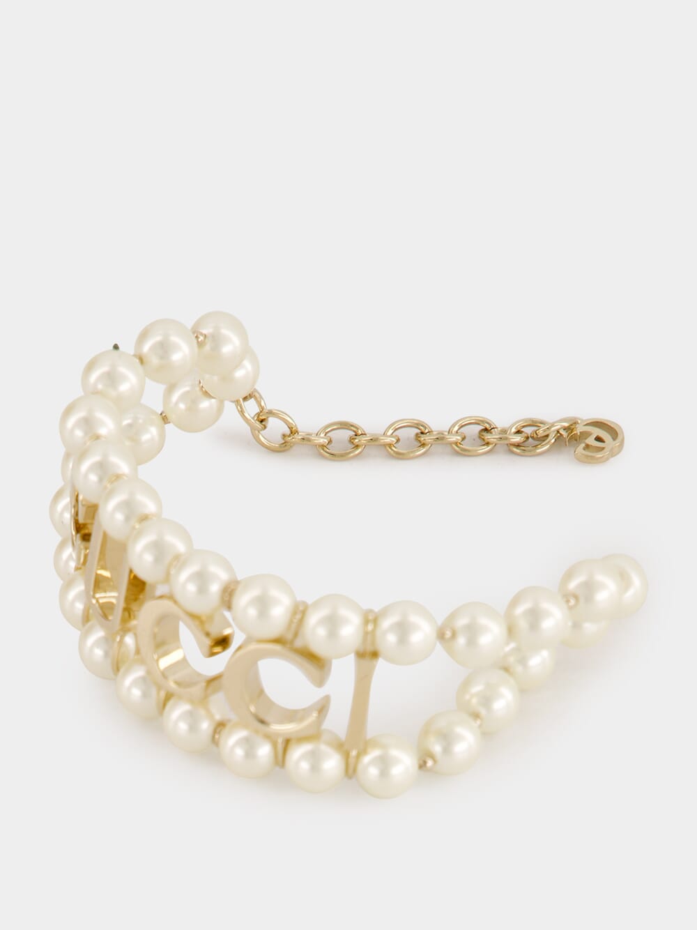 Gold Bracelet with Pearls