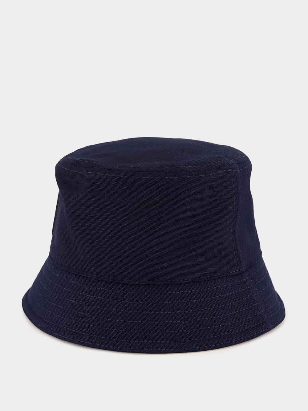 Dark Blue Cotton Canvas Bucket Hat