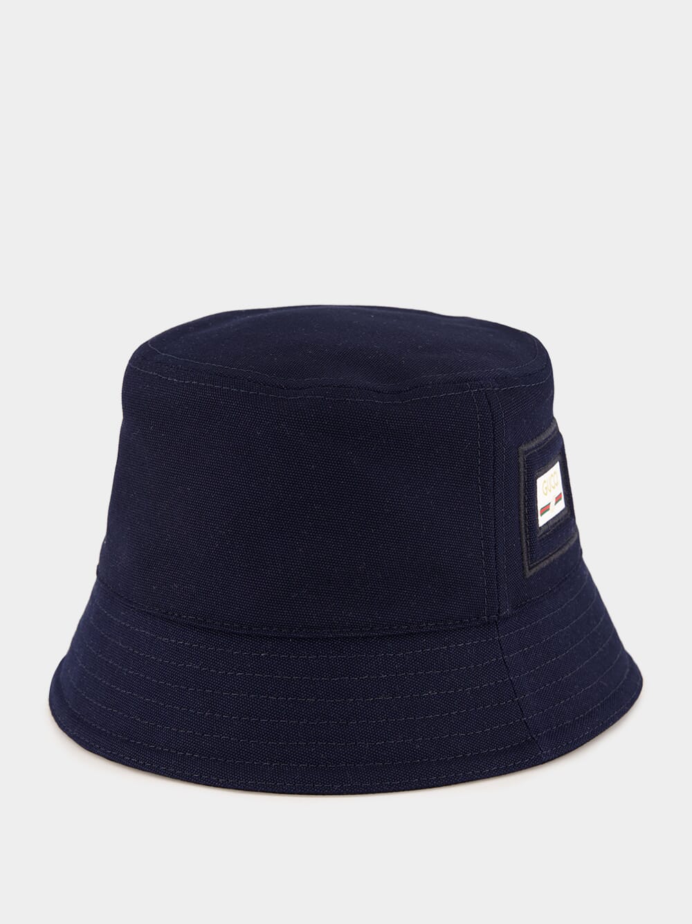 Dark Blue Cotton Canvas Bucket Hat