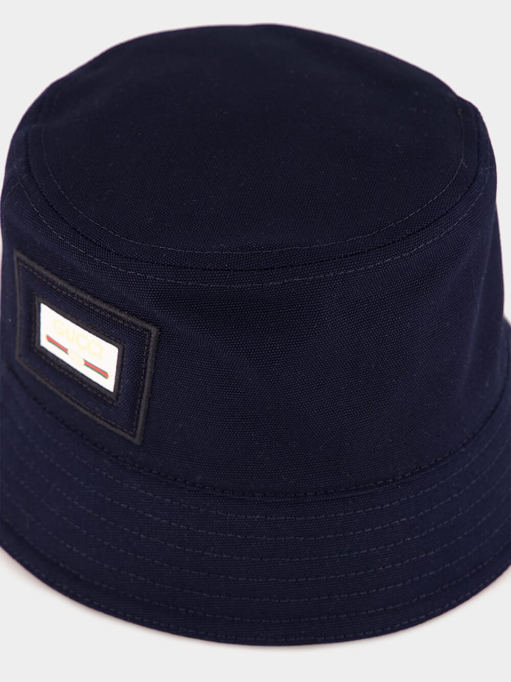 Dark Blue Cotton Canvas Bucket Hat