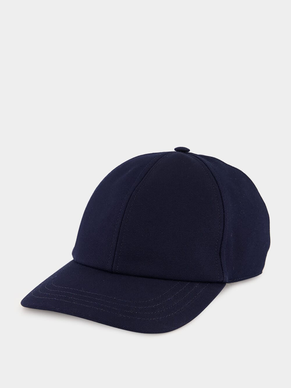 Dark Blue Cotton Canvas Baseball Hat