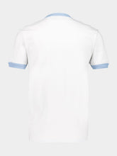 Gucci White Cotton Jersey T-Shirt with Embroidery