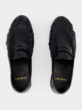Saint Laurent Le Loafer in Black Shiny Leather