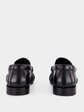 Saint Laurent Le Loafer in Black Shiny Leather