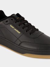 Saint Laurent Low-Top Sneakers in Black Smooth Leather