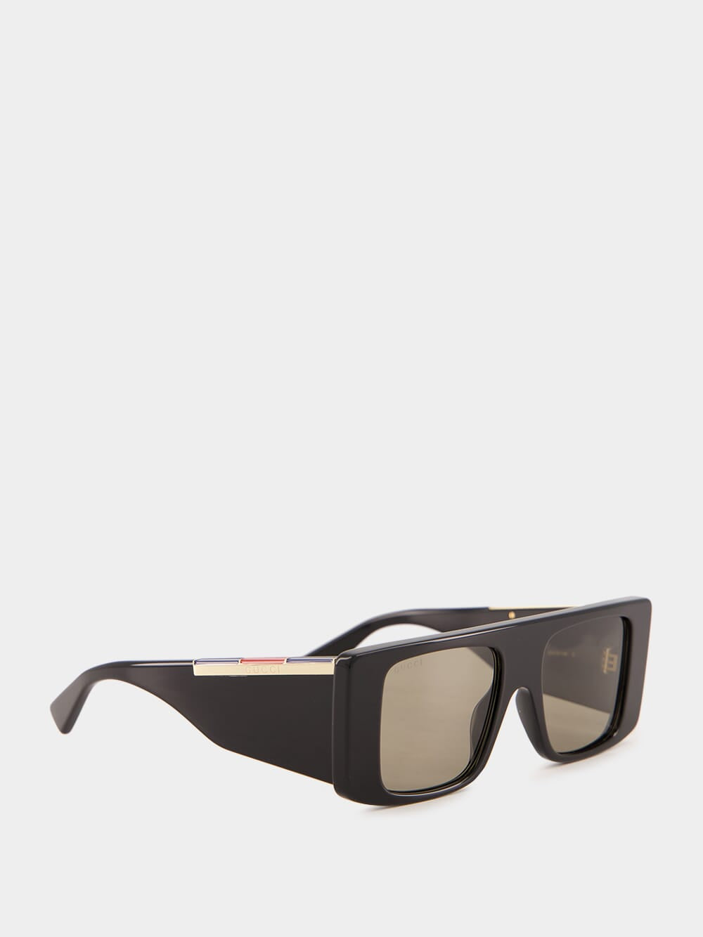 Black Rectangular Frame Sunglasses