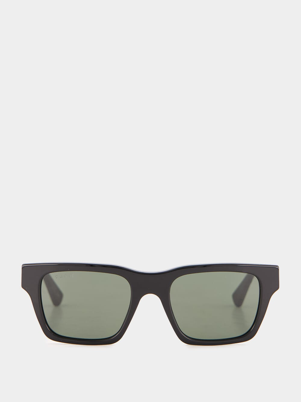 Black Acetate Rectangular Sunglasses