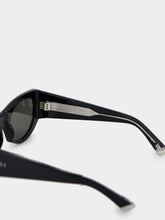 Gucci Black Rectangular-Frame Sunglasses