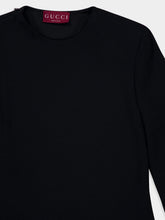 Gucci Black Asymmetrical Sable Dress