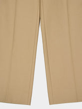 Gucci Beige Cotton Drill Pants with Horsebit