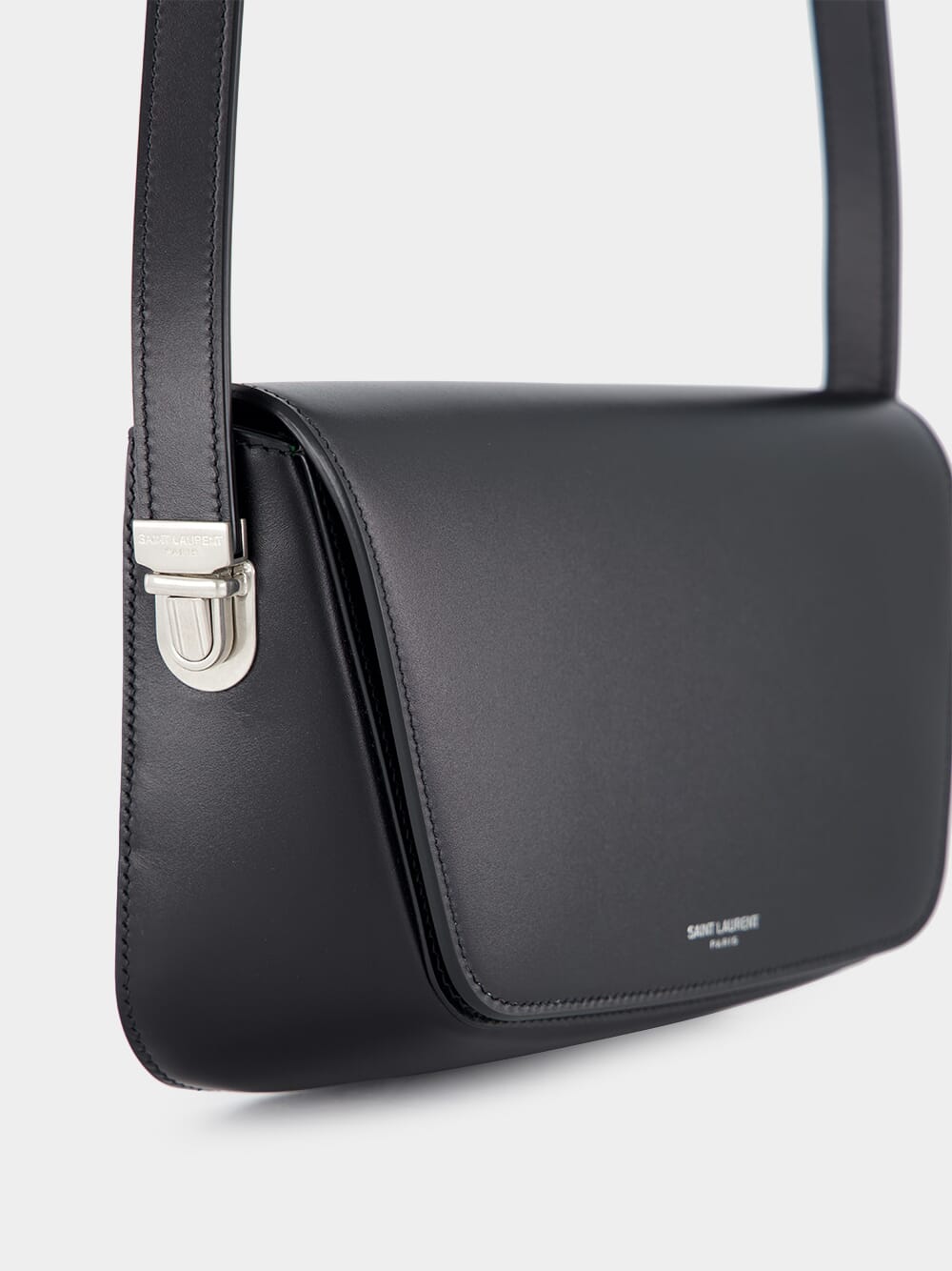 Black Small Leather Crossbody Bag