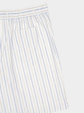 Alexander McQueen White Striped Cotton Pyjama Shorts