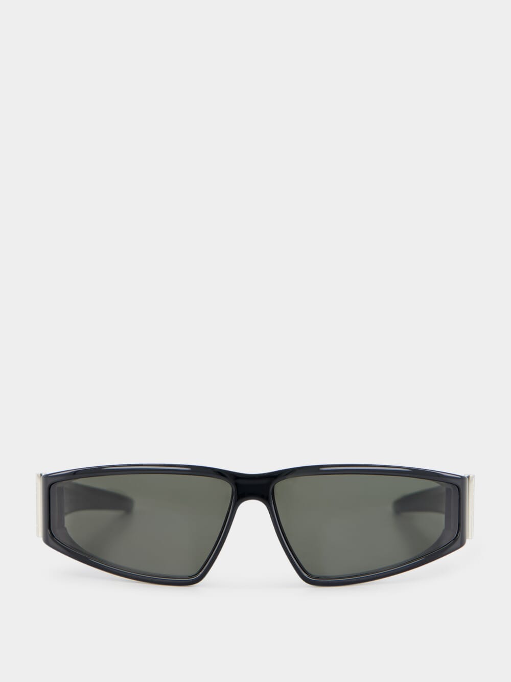 Y2K Wraparound Sunglasses in Black