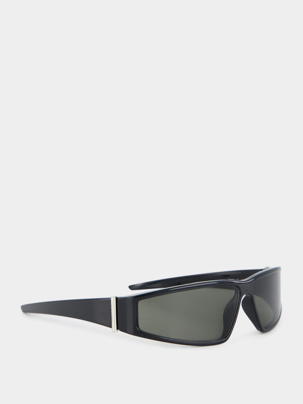 Y2K Wraparound Sunglasses in Black