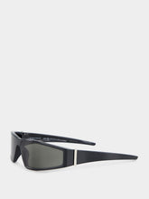 Alexander McQueen Y2K Wraparound Sunglasses in Black