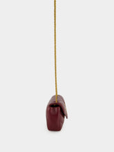 Saint Laurent Rouge Cabernet Loulou Mini Lambskin Crossbody Bag