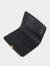 Saint Laurent Black Voltaire Passport Case