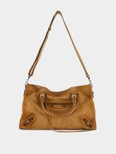 Balenciaga Camel Suede Le City Medium Bag