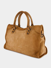 Balenciaga Camel Suede Le City Medium Bag